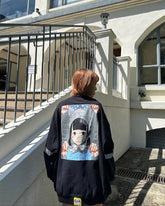 Over print Pop Art Sweatshirt Like L/S Ver:7